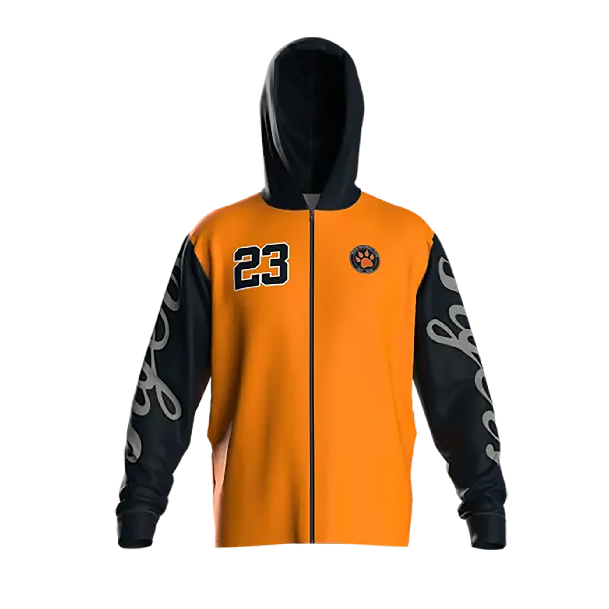 Full Zip Long Sleeve Batting Practice Jacket With Hood