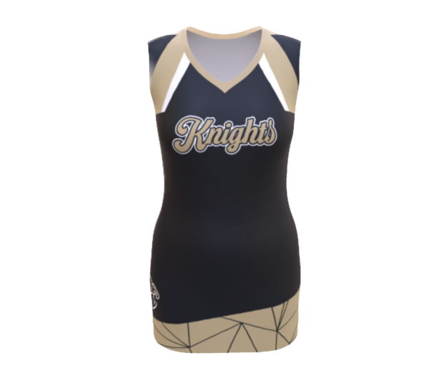 Sleeveless Cheer Dress (V-Neck)