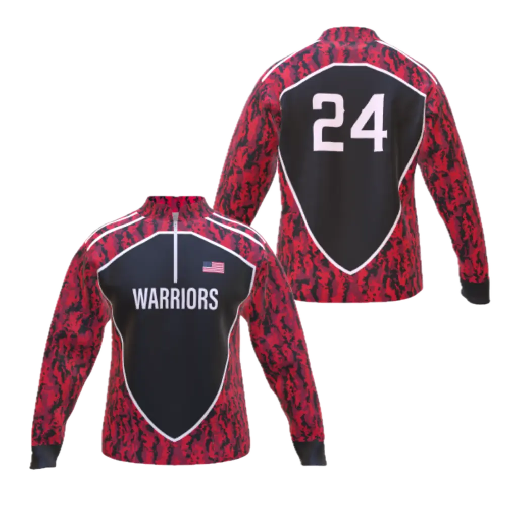 1/4 Zip Long Sleeve Warm-Up (Men’s, Women’s, Youth)