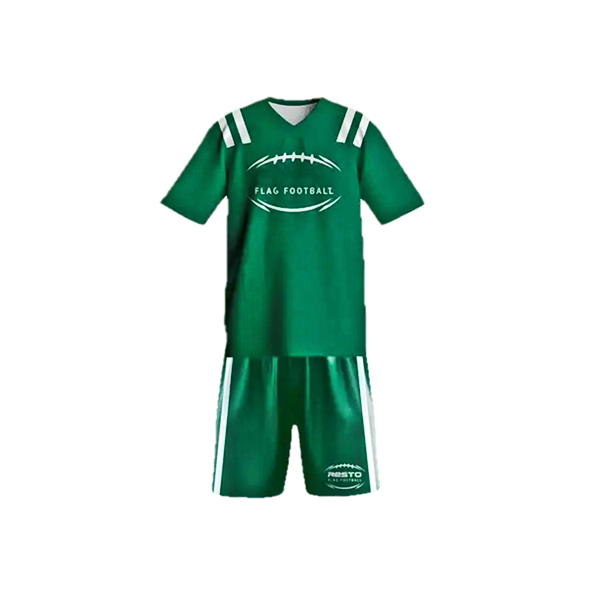 Short Sleeve V-Neck, Yoked Jersey and Shorts