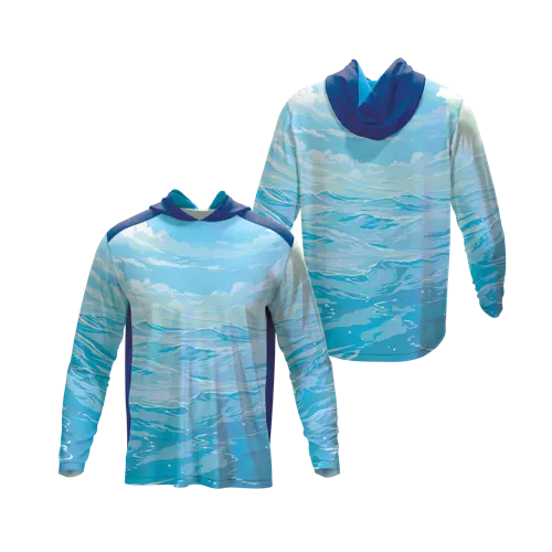 Fishing Hooded Long Sleeve Tech T-Shirt