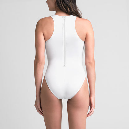 Women's One-Piece Zip-Back Swimsuit